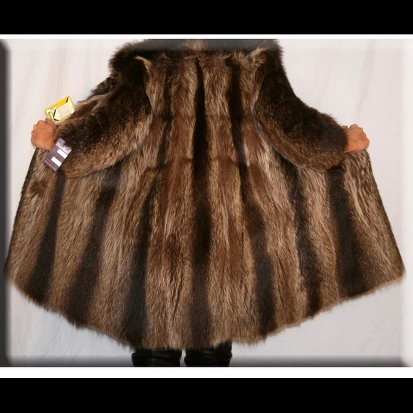 Raccoon Fur Stroller Size Small 4 6 S - Picture 2 of 5